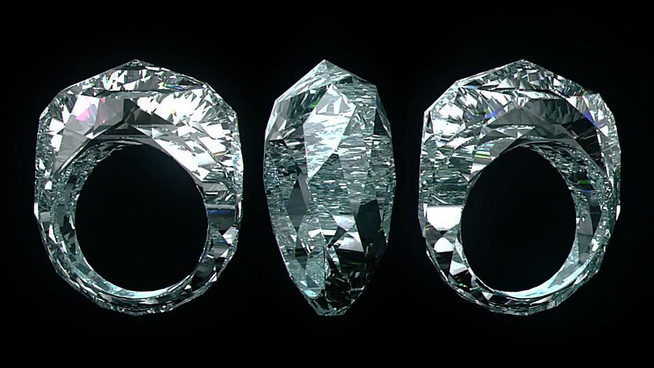 World's first all-diamond ring