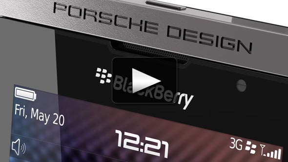 Porsche Design P’9981 BlackBerry smartphone available at Harrods